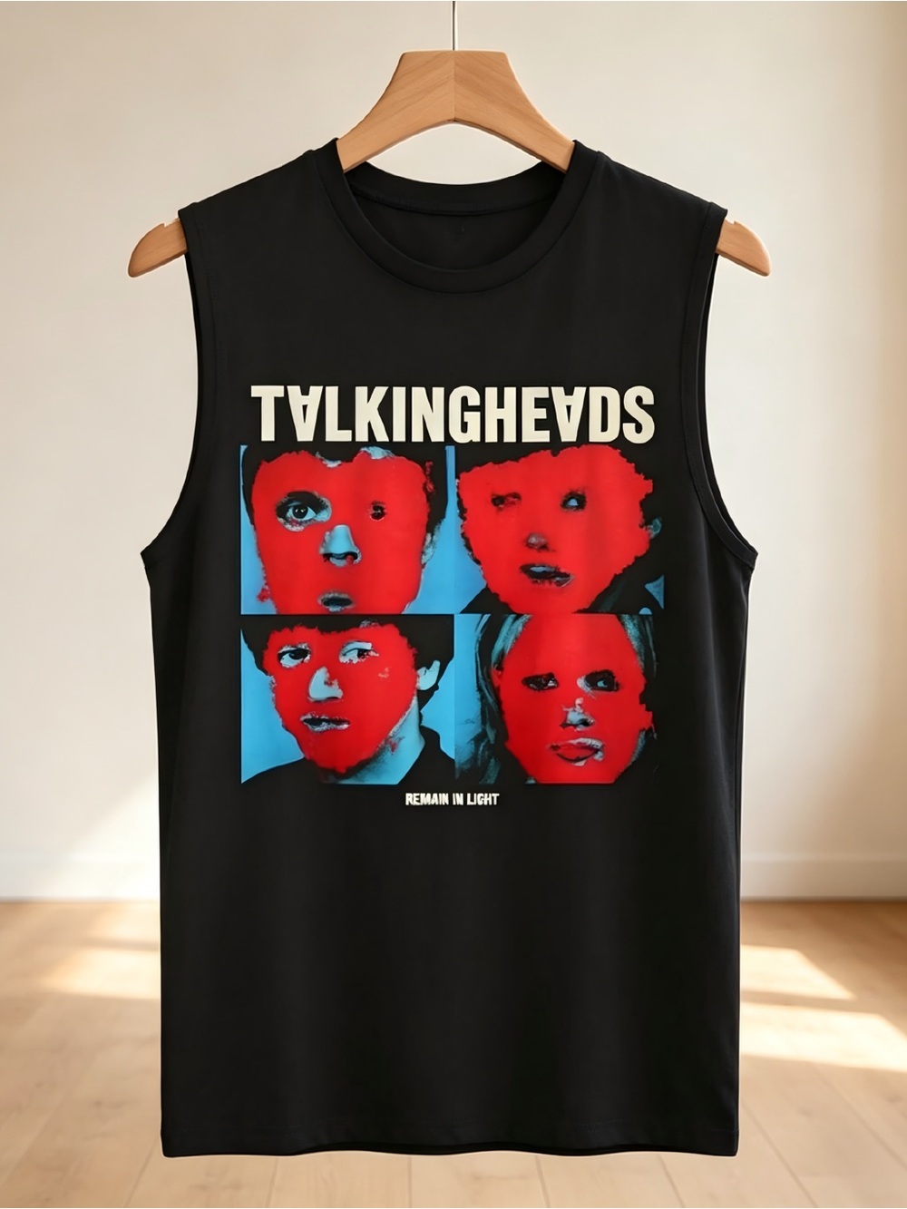 Talking Heads Remain In Light Tank Top Unisex Punk Rock Album Graphic